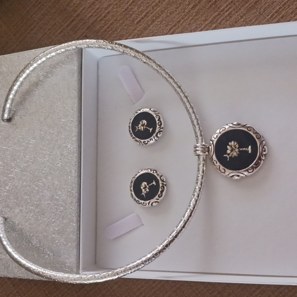 Necklace and earrings set